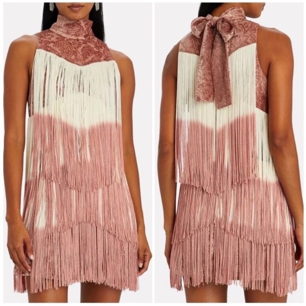 Alexis Mayla Fringe Mini Dress